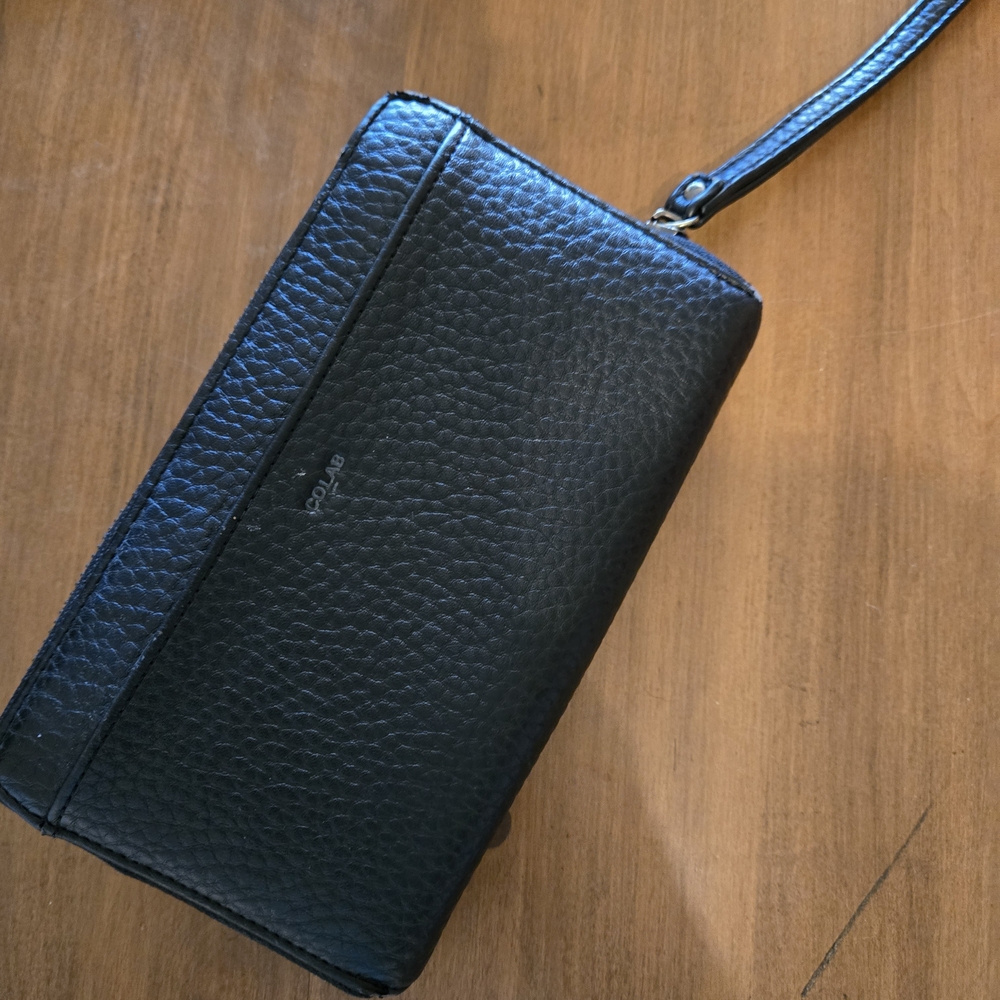 Colab Vegan Leather Wristlet